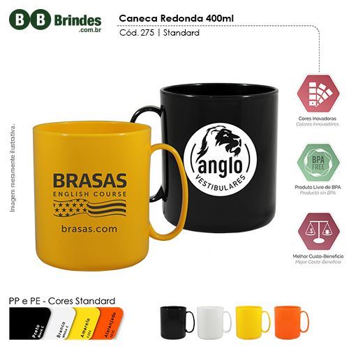 Imagem de Caneca Redonda 400ml