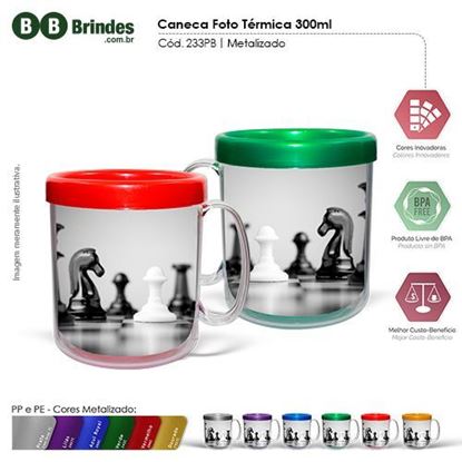 Imagem de Caneca Foto Térmica 300ml - Refil PB