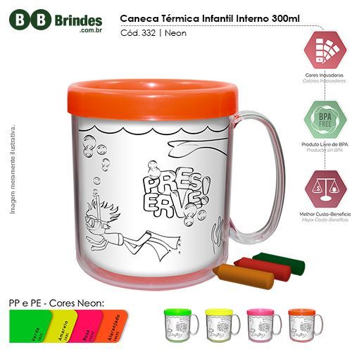 Imagem de Caneca térmica Infantil 300mL Refil PB