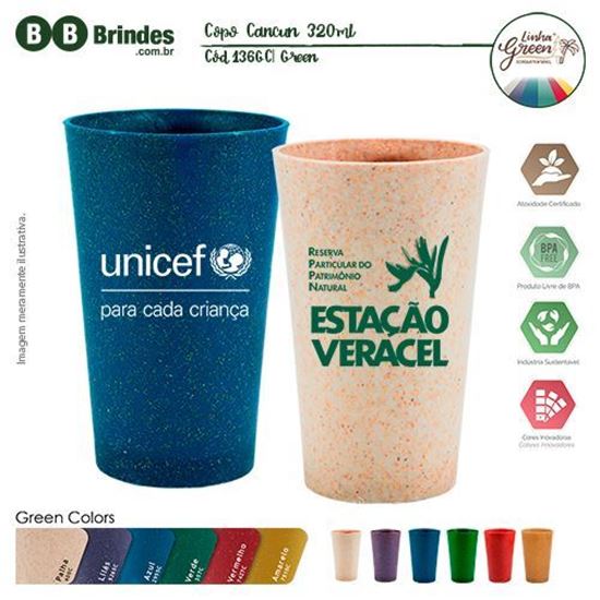 Imagem de Copo Cancun Green Colors 320ml