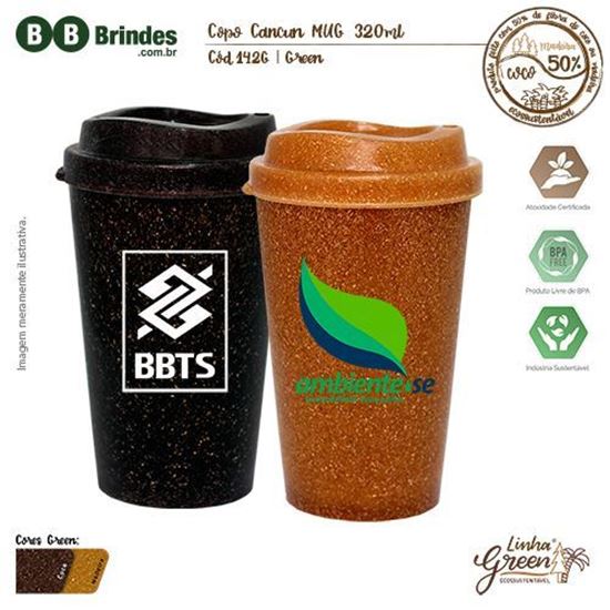 Imagem de Copo Cancun Green MUG 320ml