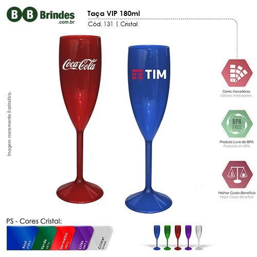 Imagem de Taça VIP 180ml PS Cristal