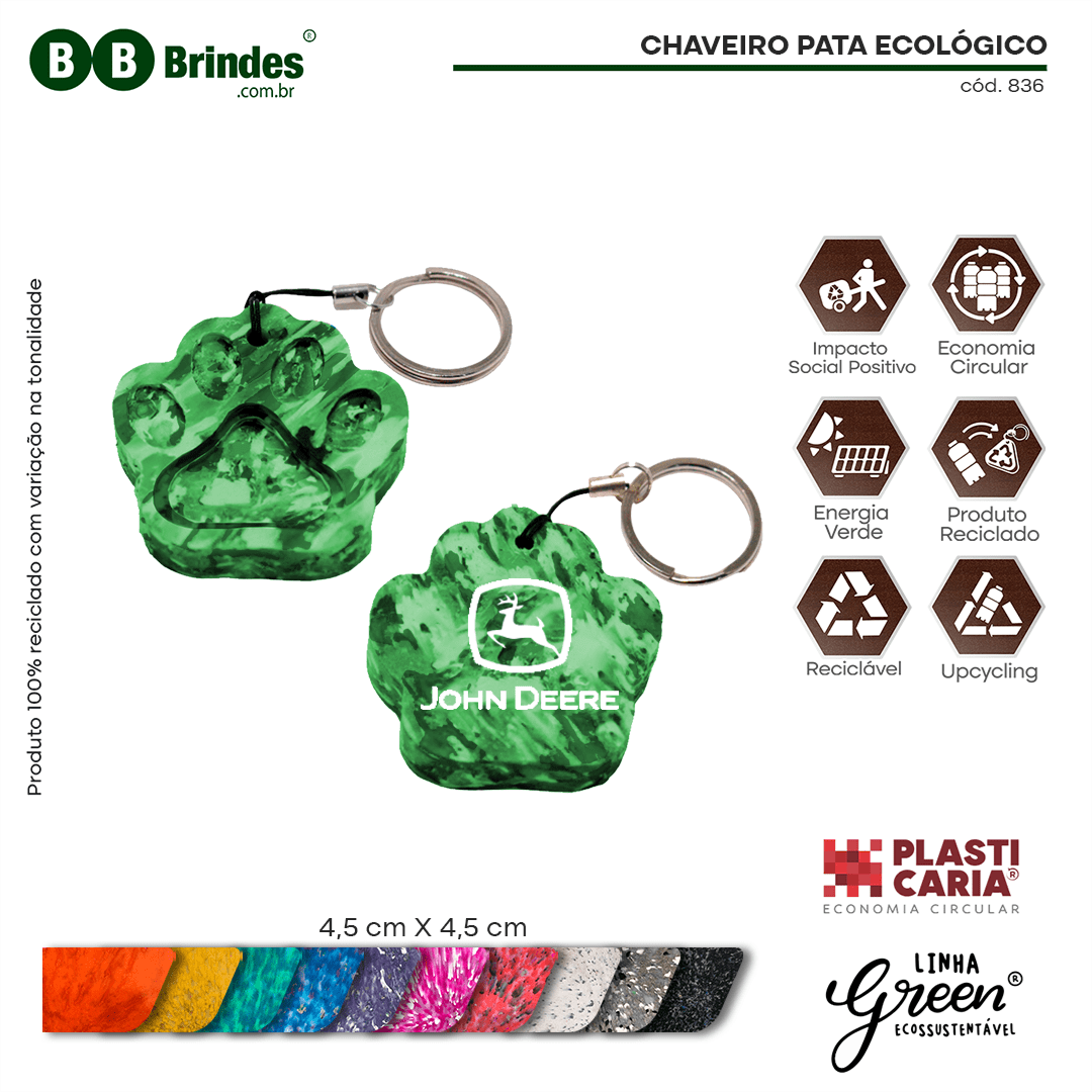 CHAVEIRO PATA ECOLÓGICO - PLASTICARIA 