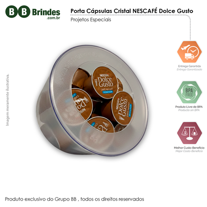 Imagem de PORTA CÁPSULAS CRISTAL NESCAFÉ DOLCE GUSTO