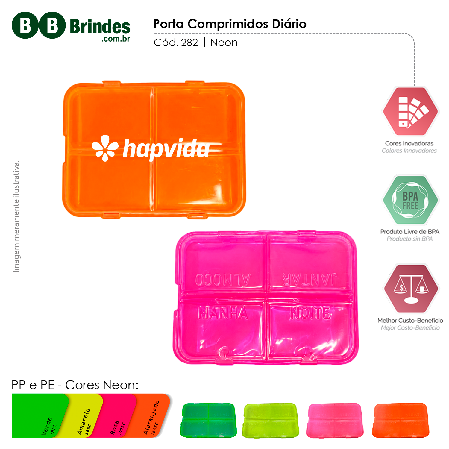 Porta comprimido PLUS diário